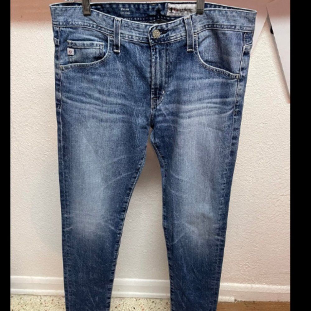 AG-ED Denim Mens Light Wash Slim Skinny Jeans Size 32x33